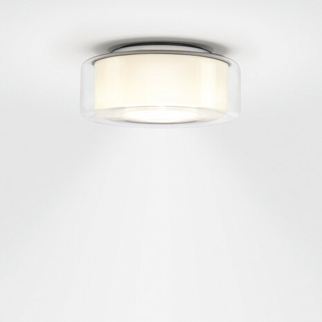 Curling (M) helder/opaal cylindrical led plafondlamp Serien Lighting  