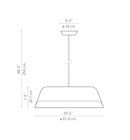 Borderline 616s hanglamp Vertigo Bird 