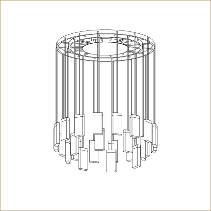 Grand cru chandeliers hanglamp Massifcentral