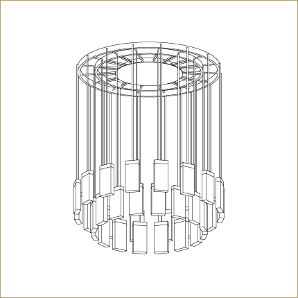 Grand cru chandeliers hanglamp Massifcentral