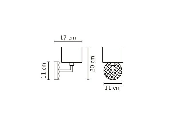 Diamond wandlamp Fabbian 