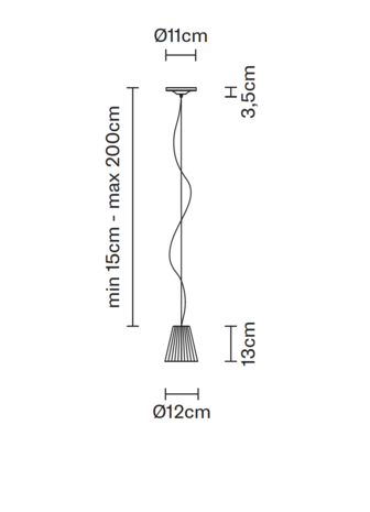 Flow hanglamp Fabbian