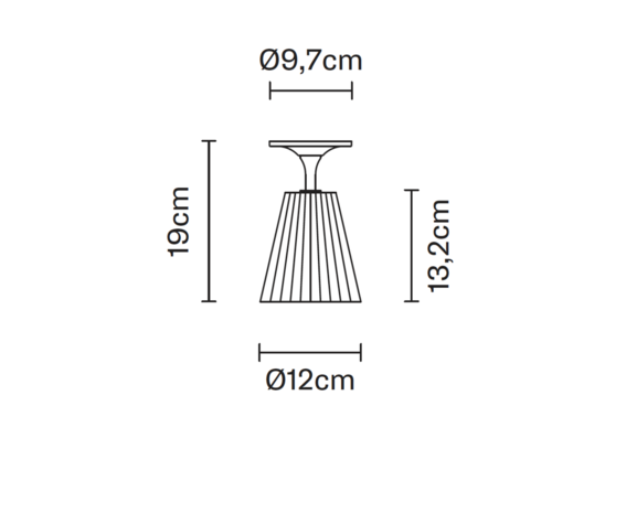 Flow plafondlamp Fabbian