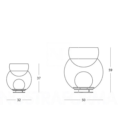 Giova medium tafellamp FontanaArte