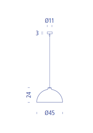 Coupole hanglamp Nemo Lighting - Outlet