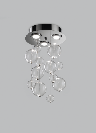 Bolero 33 plafondlamp Metal Lux