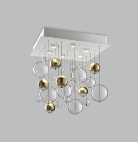 Bolero 60 plafondlamp Metal Lux