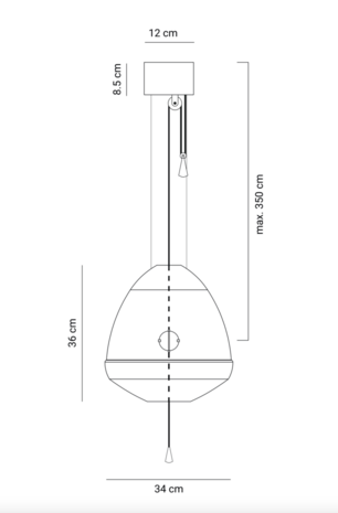 Limpid medium hanglamp Hollands Licht