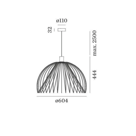 Wiro globe 2.0 hanglamp Wever & Ducre 