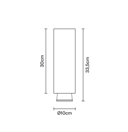 Claque F43 L30 cm plafondlamp Fabbian 