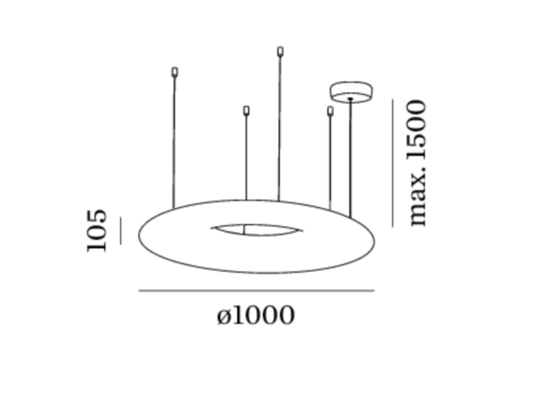 Gigant 10.0 led hanglamp Wever & Ducre 