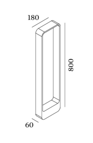 Tape 8.0 led outdoor vloerlamp Wever & Ducre 