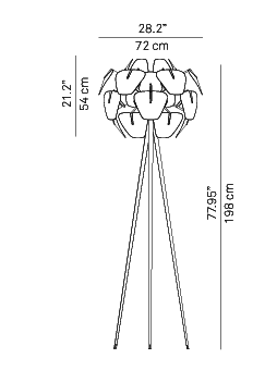 Hope d66/18td vloerlamp Luceplan