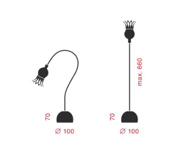 Poppy tafellamp Serien Lighting 