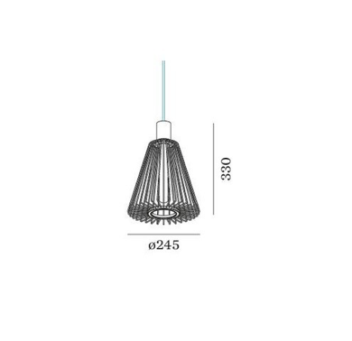 Wiro Cone 1.0 hanglamp Wever & Ducre 