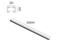 Track 1-fase surface 3 meter rail Wever & Ducre Track 1-fase surface 3 meter rail Wever & Ducre