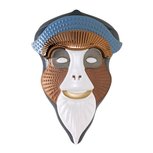 Primates Brazza Mask Masker Bosa Ceramiche