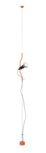 Parentesi D 50 orange limited edition hanglamp Flos - sale Parentesi D 50 orange limited edition hanglamp Flos - sale