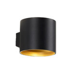 Orbit Led black-gold wandlamp Deltalight 