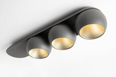 Marbul 3x LED Tre dim GI opbouwspot Modular