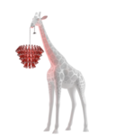 Giraffe in love M white campari outdoor vloerlamp Qeeboo