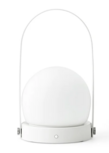 Carrie white portable tafellamp Audo