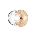 Liila 1 Medium IP44 nordic gold/optic clear wandlamp Nuura 