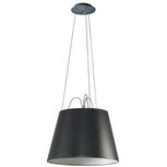 Tolomeo mega suspension black hanglamp Artemide