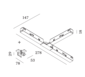 T | T-connector opbouw - Wever & Ducre 