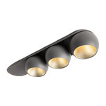 Marbul 3x LED Tre dim GI opbouwspot Modular