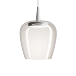 Bilia nude Ø 18 cm 230V Pendant White hanglamp Zafferano 