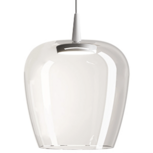 Bilia nude Ø 27 cm 230V Pendant White hanglamp Zafferano 