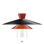 Thalea 5 red hanglamp FontanaArte Thalea 5 red hanglamp FontanaArte