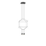 Wireflow 0312 hanglamp Vibia 