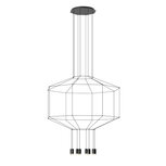 Wireflow 0300 hanglamp Vibia 