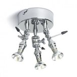 Baionetta 3 plafondlamp Disegnoluce Baionetta 3 plafondlamp Disegnoluce