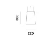 Sera small s1/s11 losse kap helder Prandina 