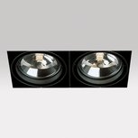 Grid trimless 2 lichts qr AR111 inbouwspot Deltalight Grid trimless 2 lichts qr AR111 inbouwspot Deltalight