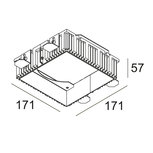 Grid in trimless 1 mounting kit hp Grid in trimless 1 mounting kit hp