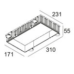 Grid in trimless 2 mounting kit Grid in trimless 2 mounting kit